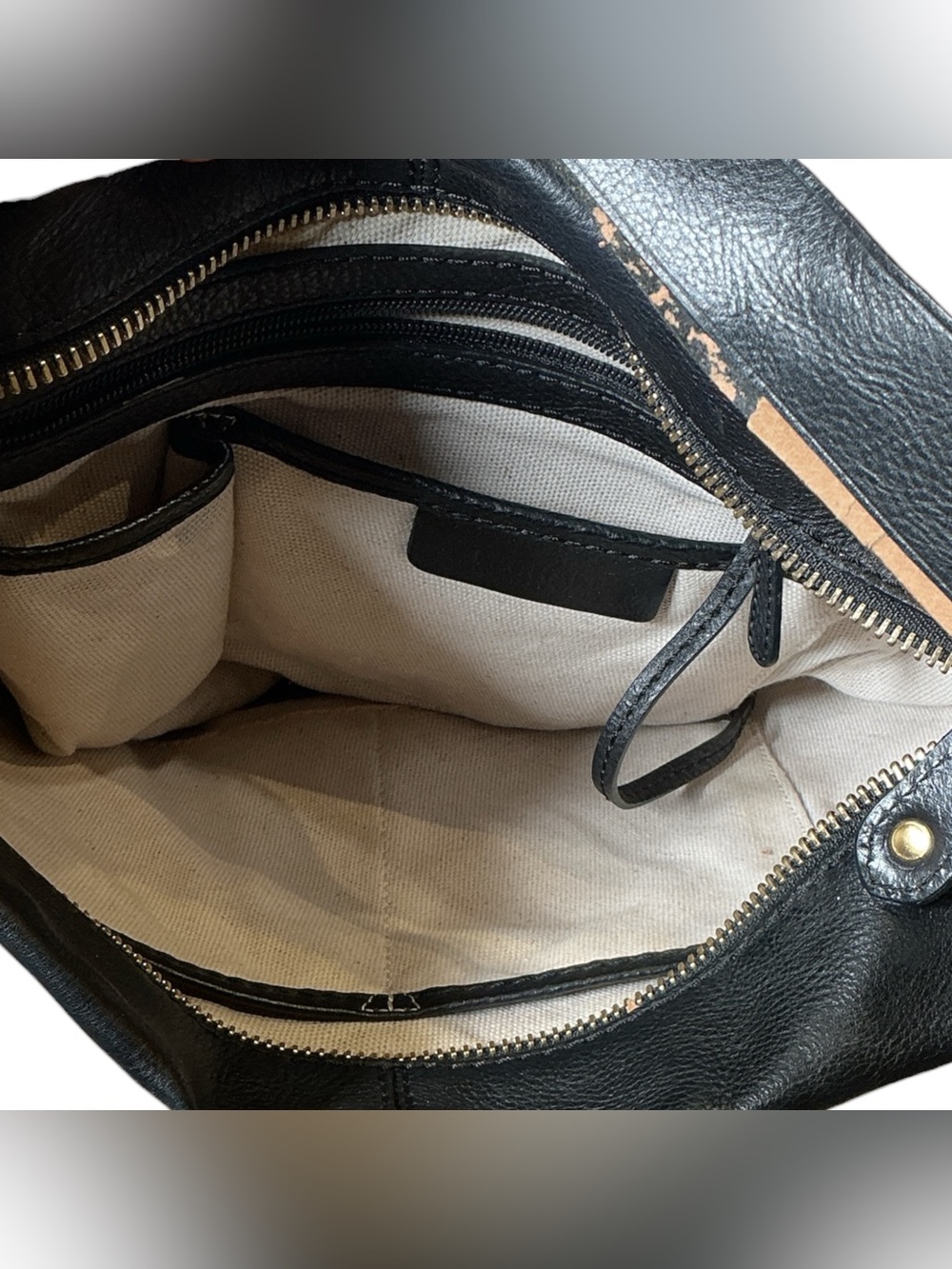 Michael Kors Black Leather Shoulder Hobo Bag - Picture 7 of 7